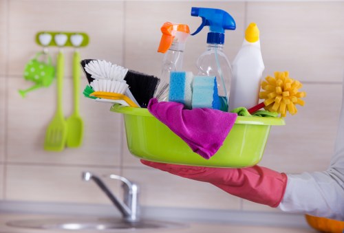 Professional curtain cleaning service in a Grahame Park home