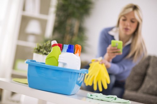 Manager checking supplier due diligence records